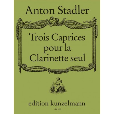Stadler - 3 Caprices For Solo Clarinet