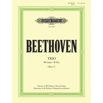 Beethoven Ludwig Van - Trio In B Flat Op.11 - Clarinet(s) And Other Instruments