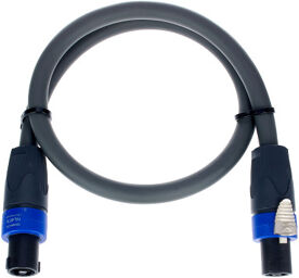 14610 NL4 Cable 4 Pin 0,75m noir