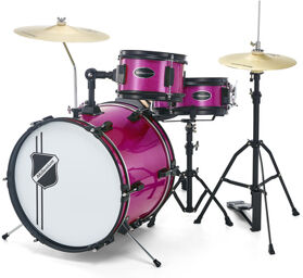 Youngster Drum Set Pink Spkl Pink Sparkle