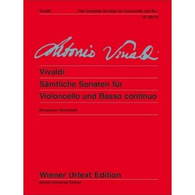 Vivaldi Antonio - Sonates Pour Violoncelle & Basse Continue