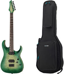 Amarok-BT EGNT Quilted w/Bag Emerald Natural Quilted Burst Satin
