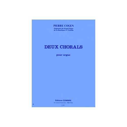 Cogen - Chorals (2) - Orgue