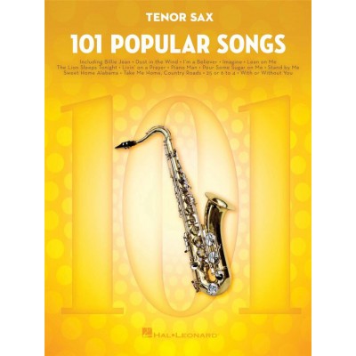 101 Popular Songs - Sax Ténor