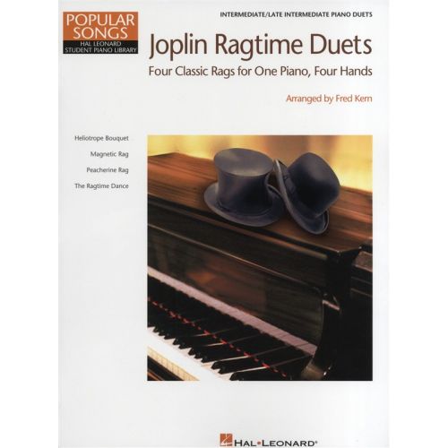 STUDENT PIANO LIBRARY - JOPLIN RAGTIME DUETS - PIANO DUET