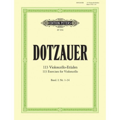 Dotzauer Friedrich - 113 Exercices Vol.1 (N° 1-34) - Violoncelle
