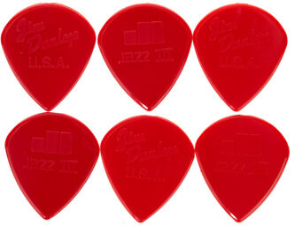 Jazz III Nylon Sharp Red 6PC rouge