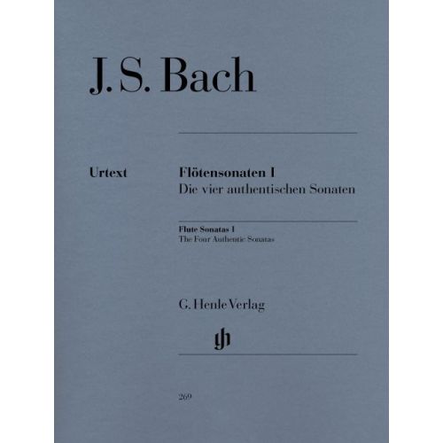 J.S. - Flute Sonatas, Volume I (The Four Authentic Sonatas - With Violoncello P)