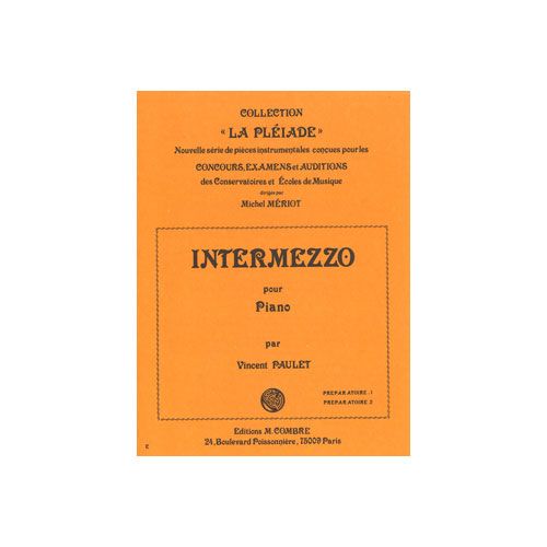Paulet - Intermezzo - Piano