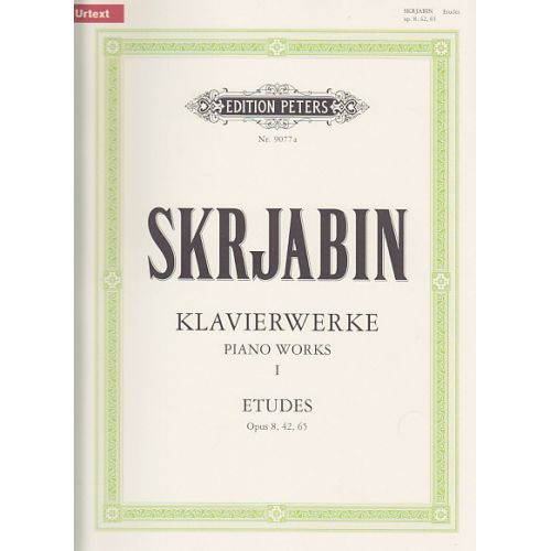 Skrjin - Klavierwerke I - Etudes Op.8, 42, 65 - Piano