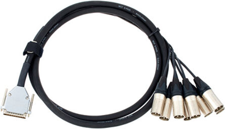 SUB-D 25pin-XLRM 2m
