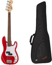Mini P Bass Dakota Red Bundle Dakota Red