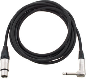 XLR female / L- Jack Mono noir