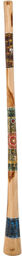 Didgeridoo Teak 150cm painted