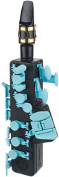 Travel Sax 2 Turquoise Noir