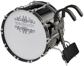 BD2214BL Marching Bass Drum Noir
