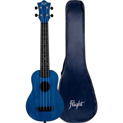 Flight: TUSL35 Long Neck Travel Ukulele -Dark Blue - Version anglaise