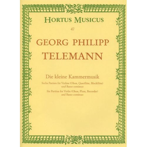 Telemann G.P. - Die Kleine Kammermusik, 6 Pitas
