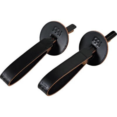 Paire Poignees Cuir Cymbale Noire (la Paire)