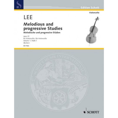 Lee - Etudes Mélodiques et Progressives Op. 31 - Violoncelle