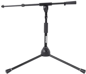 Low-Profile Tripod Mic Stand Black