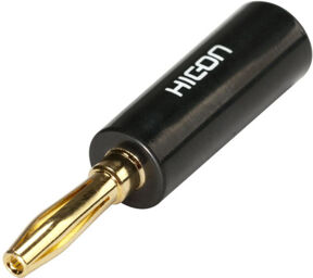 Banana Plug Blk black