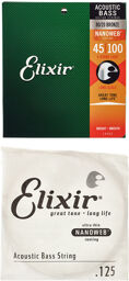 Elixir Nanoweb Acoustic Long S Bundle