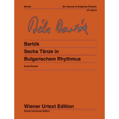 BARTÓK - SIX DANSES DANS LE RHYTHME DIT BULGARE - PIANO