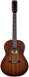 Mahogany Folk 12 Rustic B A/E Rustic Burst
