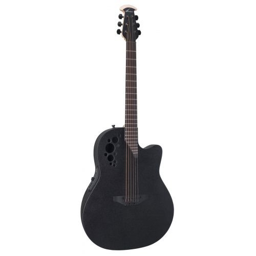 2078Tx-5-G Pro Elite Tx Deep Contour Cutaway Black Textured