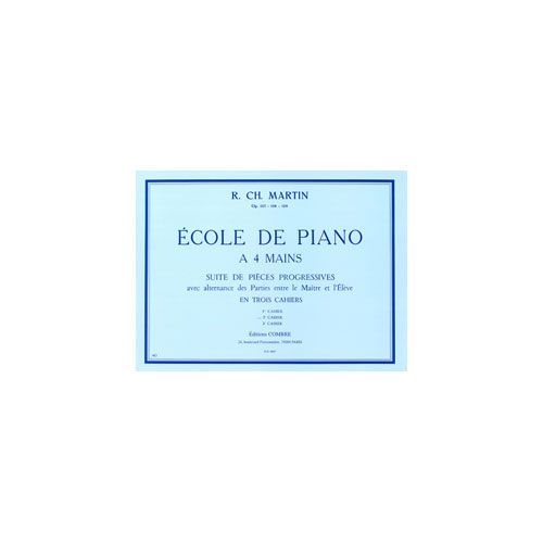 Martin - Ecole Piano À 4 Mains Op.128-no.2