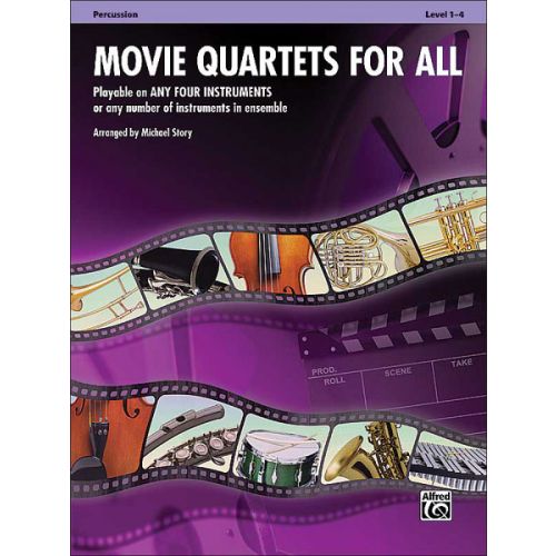 STORY MICHAEL - MOVIE QUARTETS FOR ALL - PERCUSSION