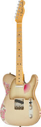 '67 Custom Tele HVY REL AB Antigua Burst over Pink Paisley