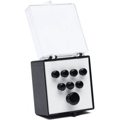 Set de Chevilles Noires Mat