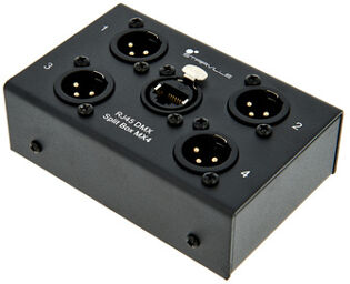 RJ45 DMX Split Box MX4