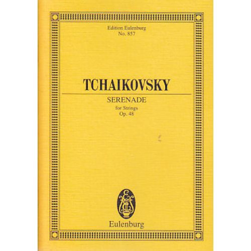 Tchaikovsky P. I. - Sérénade Pour Cordes En Do Maj. Op. 48 - Conducteur De Poche