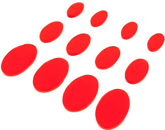 Gel Damper Pads red 12 Pack Rouge