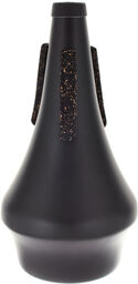 Large Straight Mute Trumpet Noir