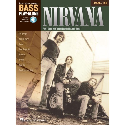 Nirvana - Bass Play Along Vol.25 + Audio En Ligne - Guitar Tab