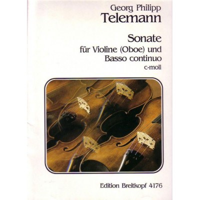 Telemann G.P. - Sonate C-Moll - Violon, Basse Continue