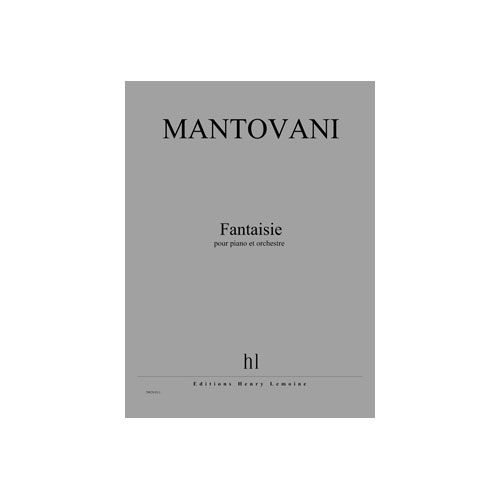 Mantovani - Fantaisie - Piano et Orchestre