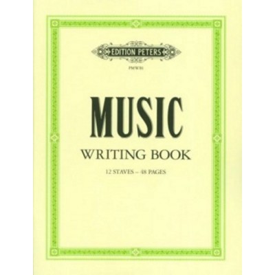 Peters Music Manuscript Book - 12 Portees