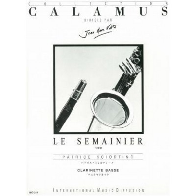 Sciortino - Le Semainier - Clarinette Basse & Piano