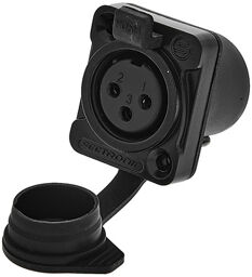 K3F2C-W-B 3pin XLR IP65