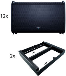 LA112 Line Array Bundle Noir