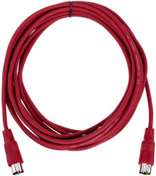 SK366-6-Red Midi Rouge