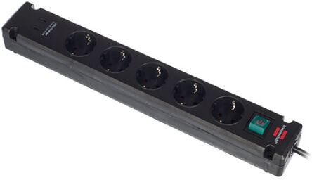 Bremounta 5-Way 3m USB sw Black