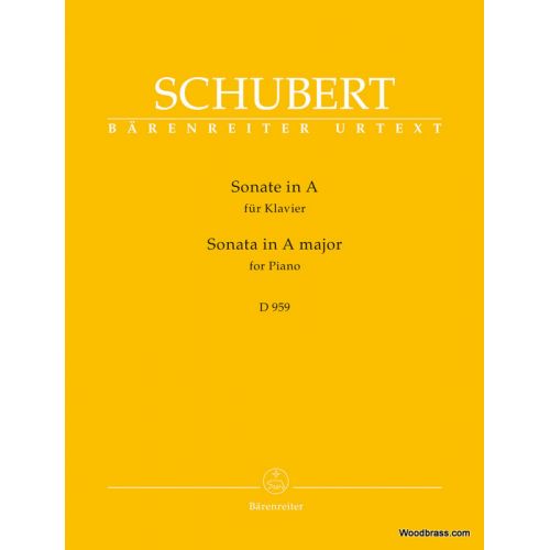 Schubert F. - Sonata In A Major D 959 - Piano