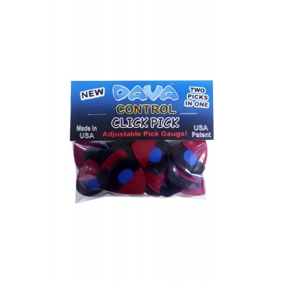 Médiators Click Pick 2-EN1, Sachet De 24 Pcs