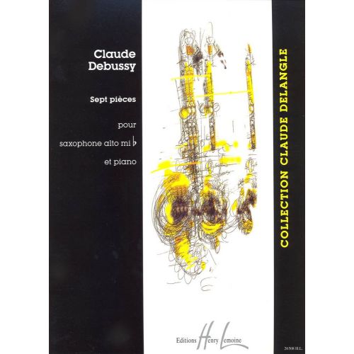 Debussy - Pièces (7) - Saxophone Mib et Piano